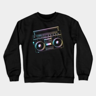 Boombox Ghetto Blaster Crewneck Sweatshirt